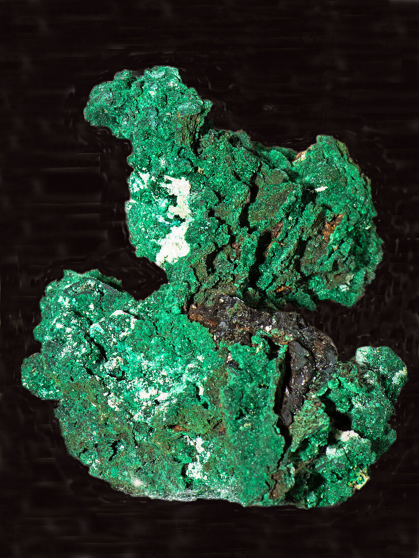 Malachite and Molbdenite