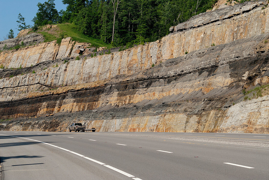 Appalachian Highway Road Cut