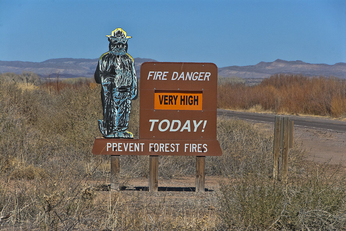 Fire Prevention Sign,NM