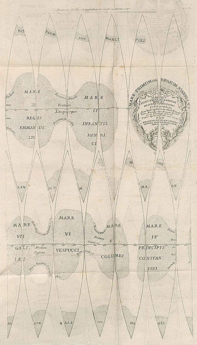 Francesco Bianchini Venus Map,1728