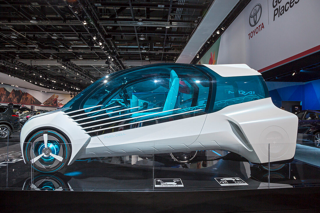 Toyota FCV Plus hydrogen fuel cell car