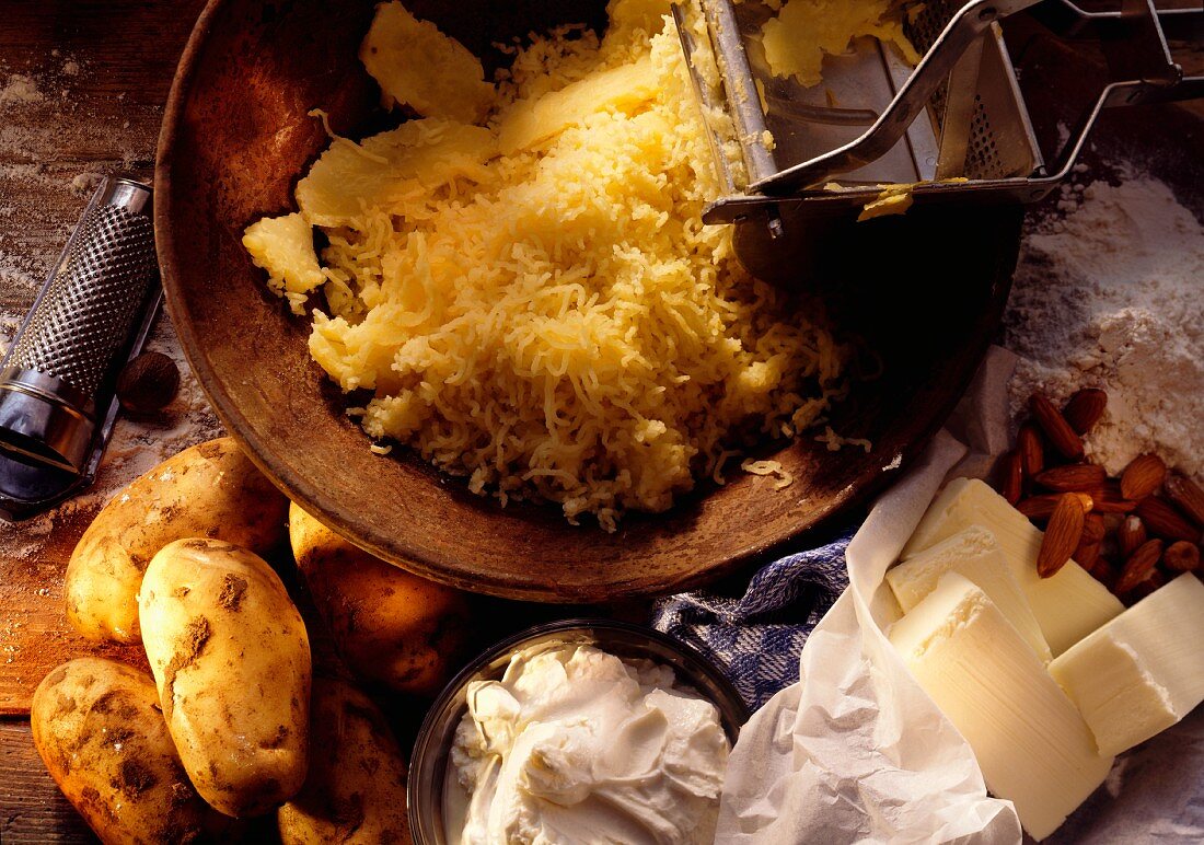Ingredients for Dauphine Potatoes