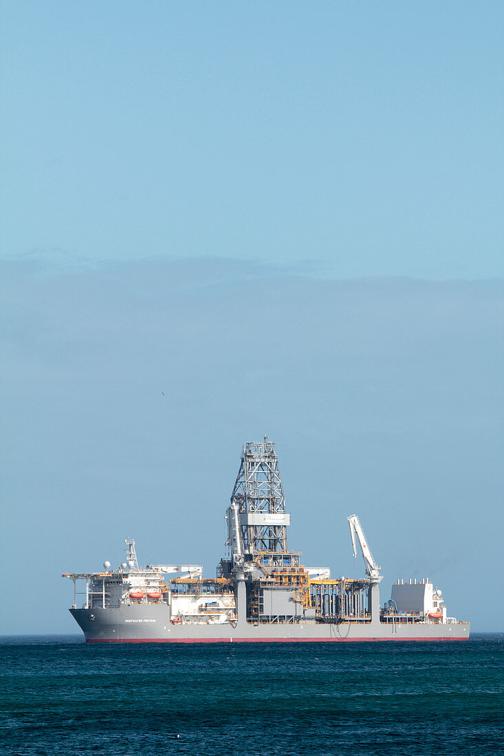 Oil exploration ship