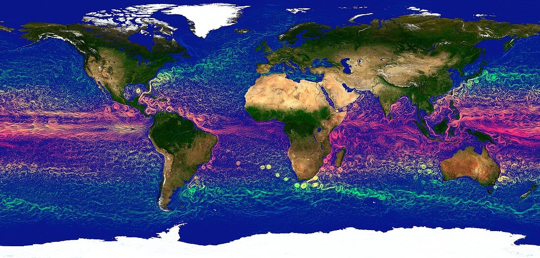 Global ocean currents