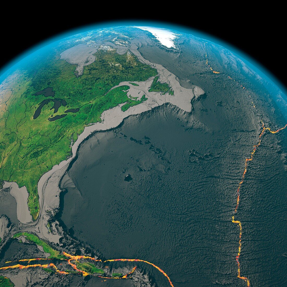 Global tectonics,north-eastern Atlantic