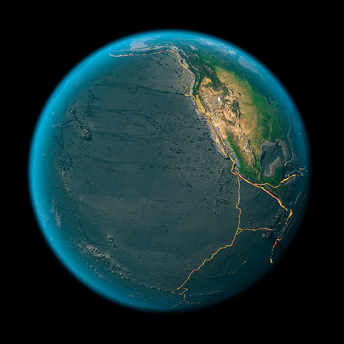 Global tectonics,eastern Pacific Plate