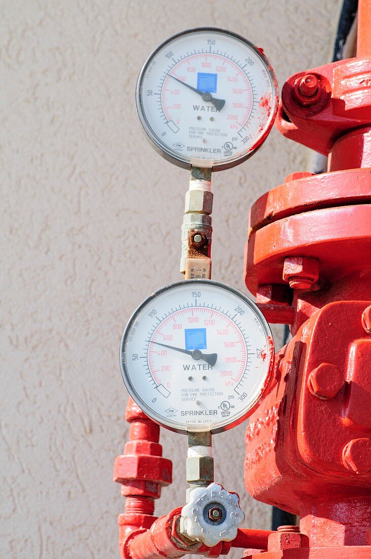 Water pressure gauge