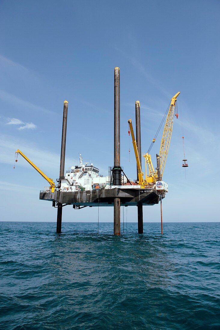 Chicxulub Crater research drilling boat