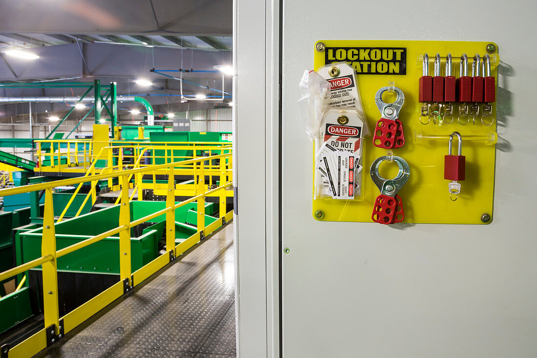 Recycling centre,Michigan,USA