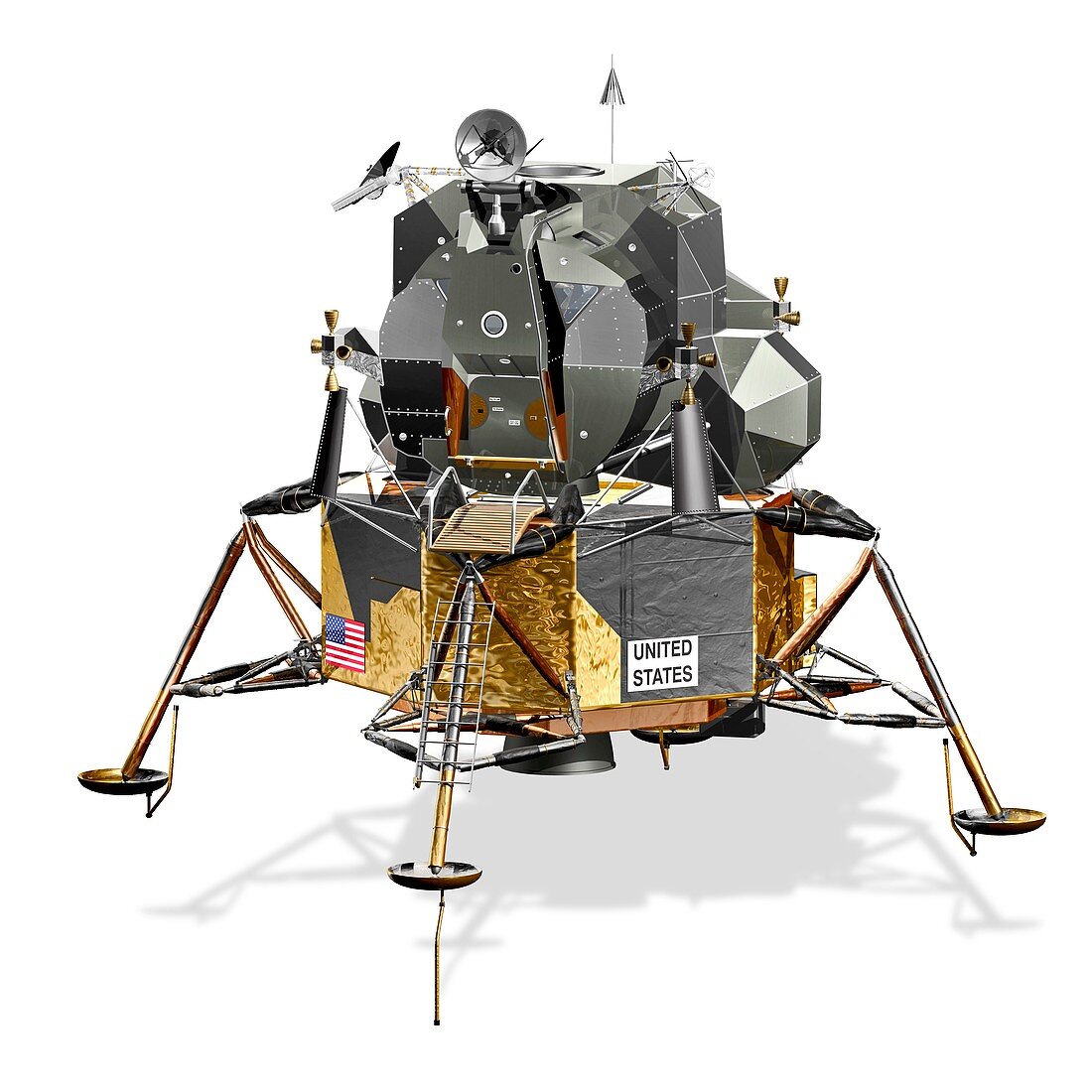 Apollo Lunar Module,illustration