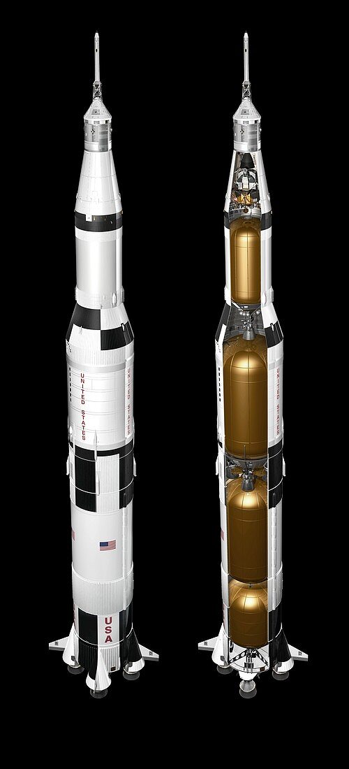 Saturn V rocket,Apollo mission,artwork