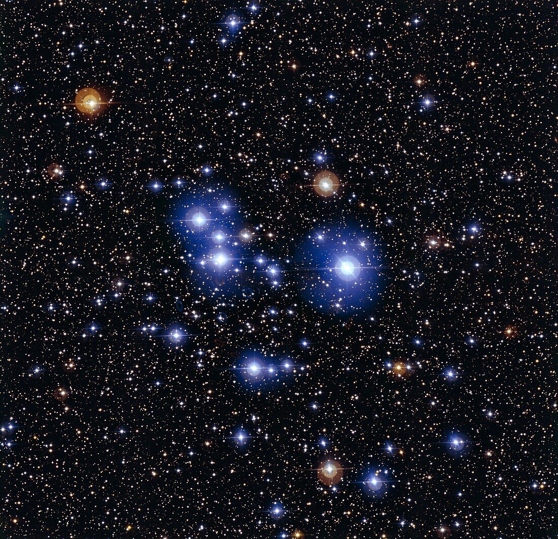 Open cluster M47,optical image