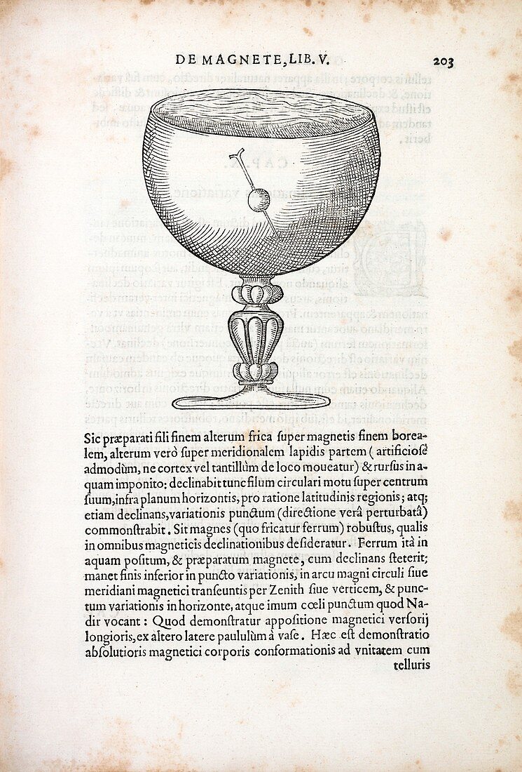 Norman on magnet dip,1581