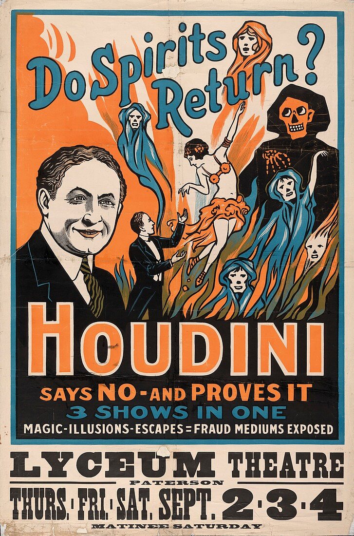 Houdini spiritualist debunking show