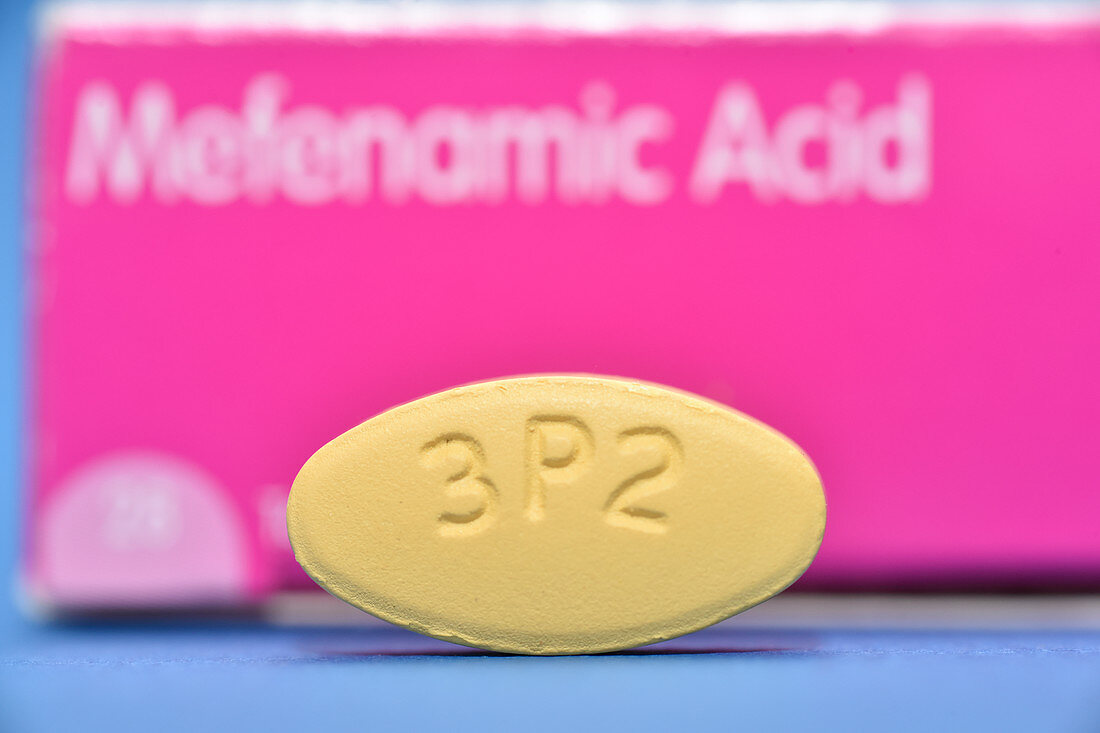 Mefenamic acid drug tablet