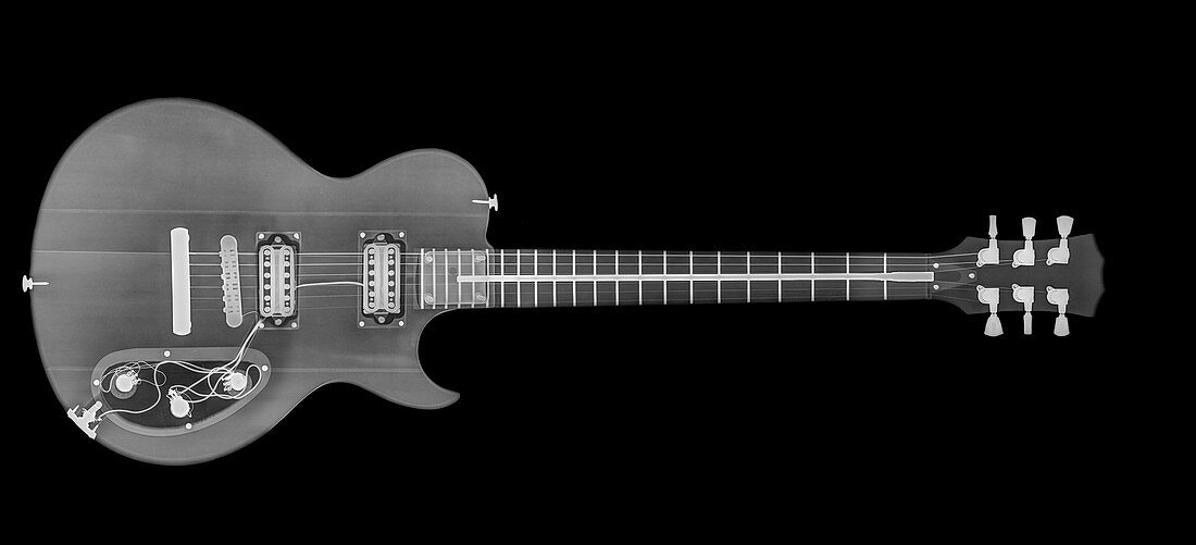 Electric Guitar under x-ray