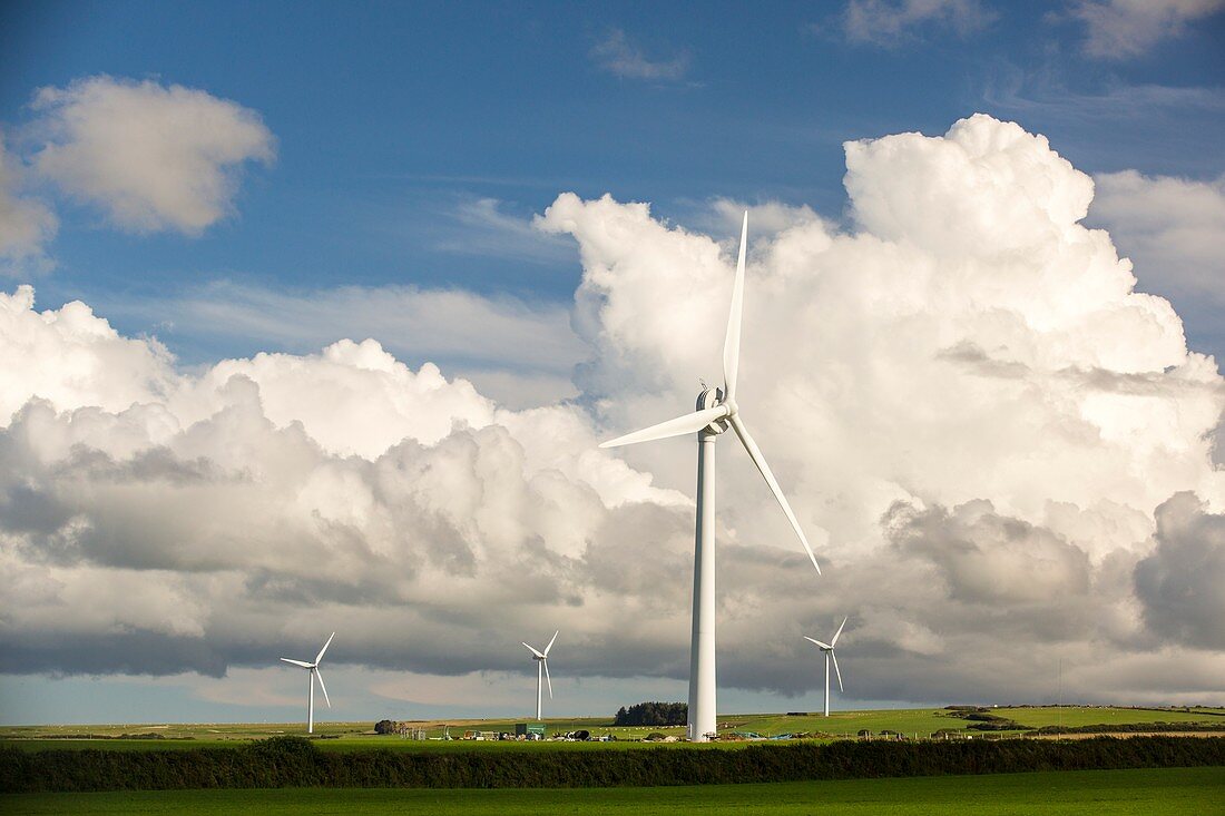 Wind farm,Cornwall,UK
