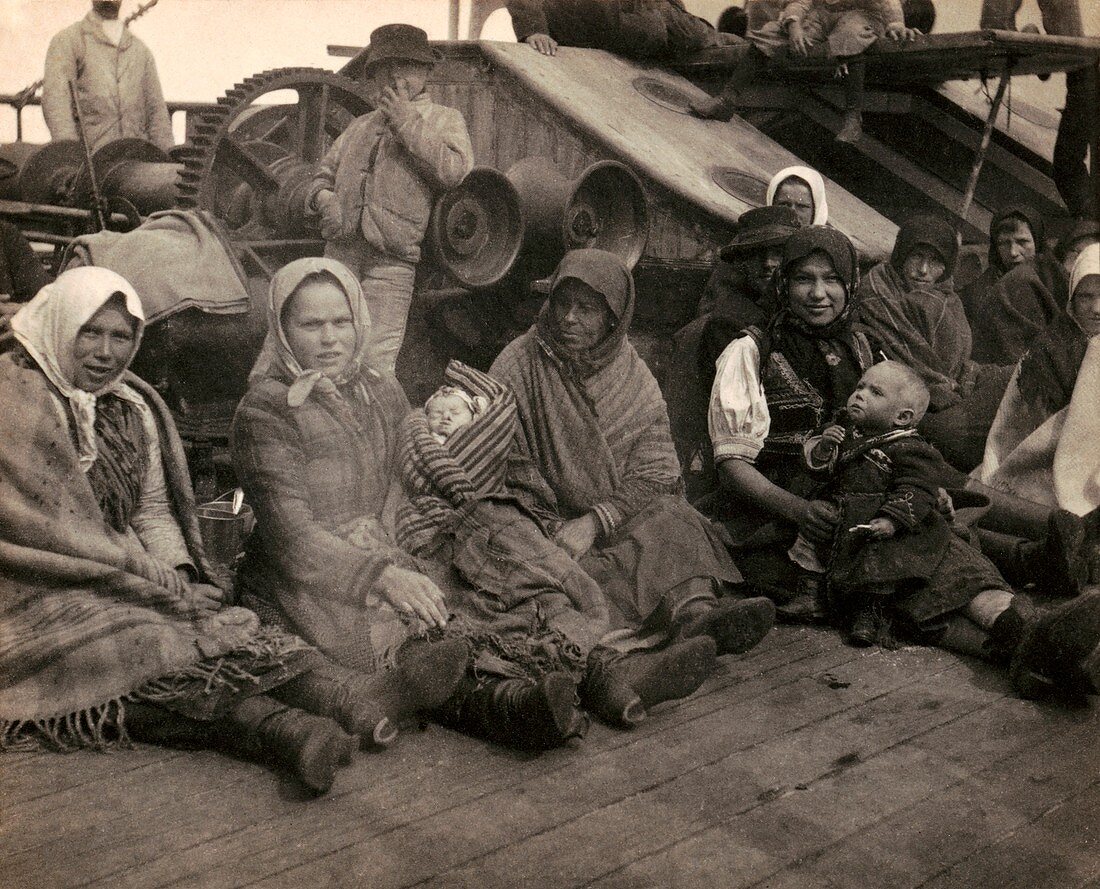 European immigrants to the USA,1899