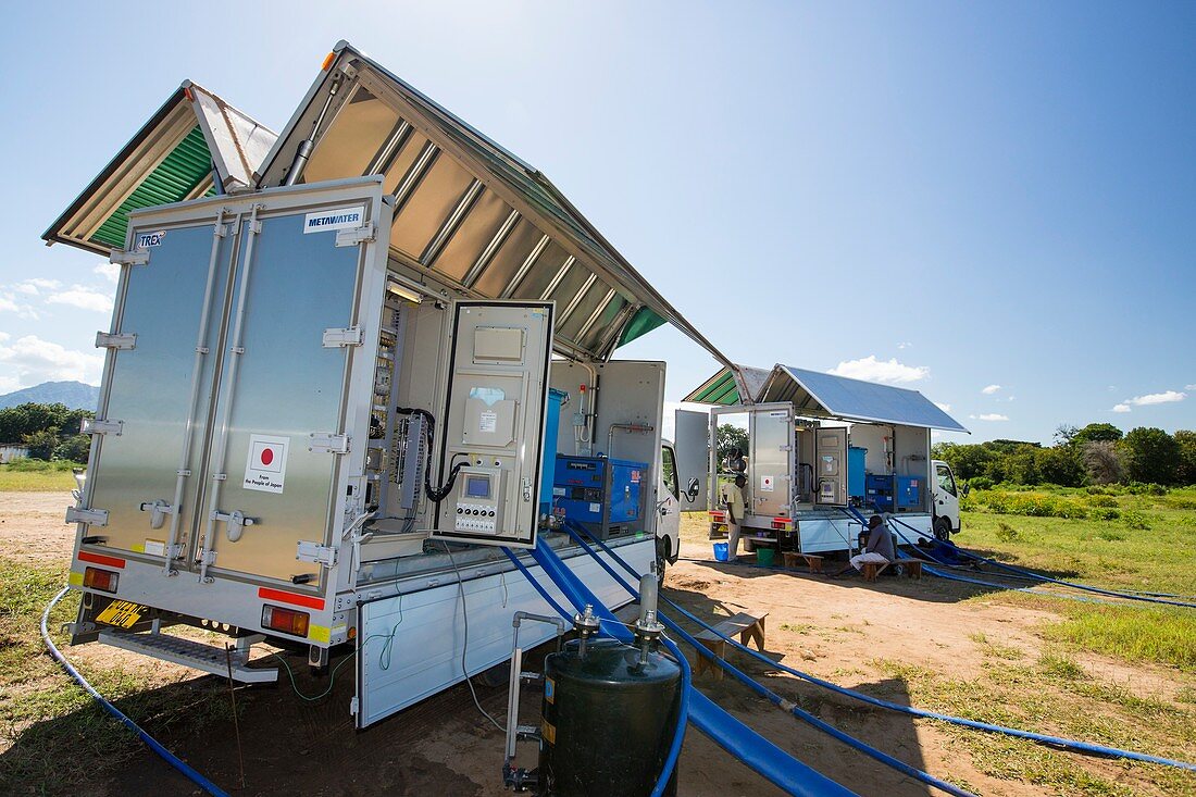 Water purification truck,Malawi