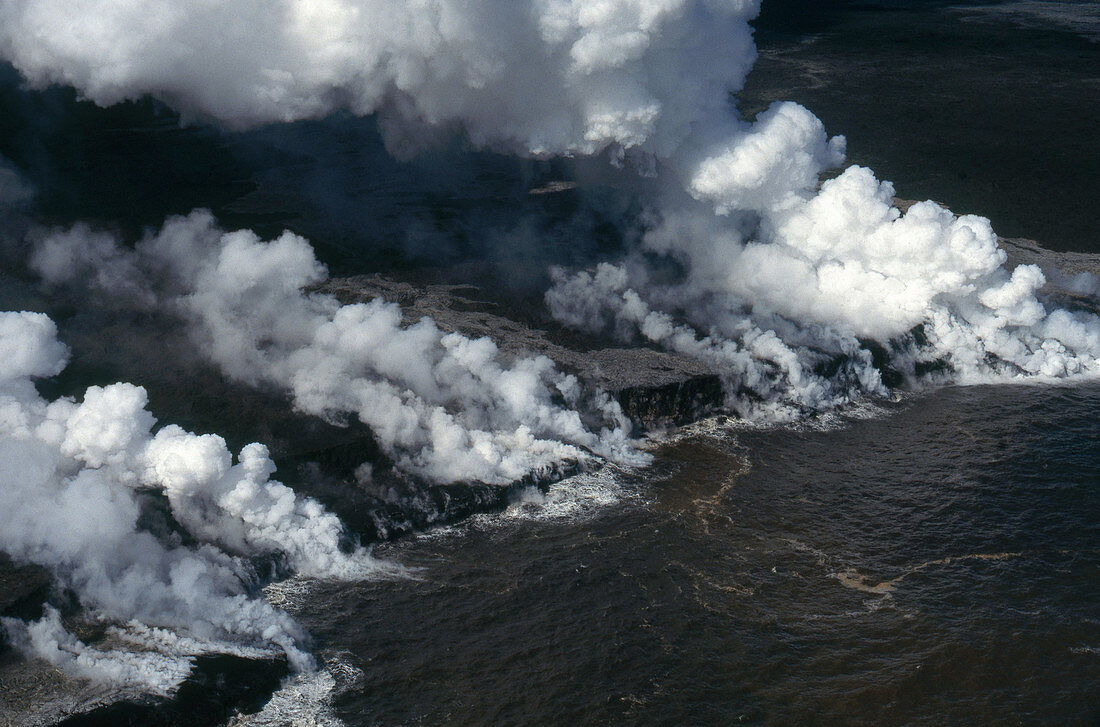'Bench Collapse,Kilauea Hawaii'