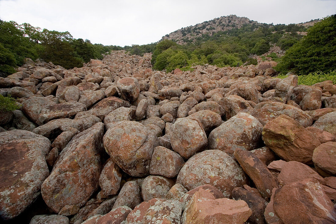 'River of boulders,Oklahoma'