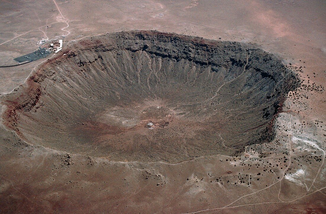 View of Barringer Crater,Arizona,USA