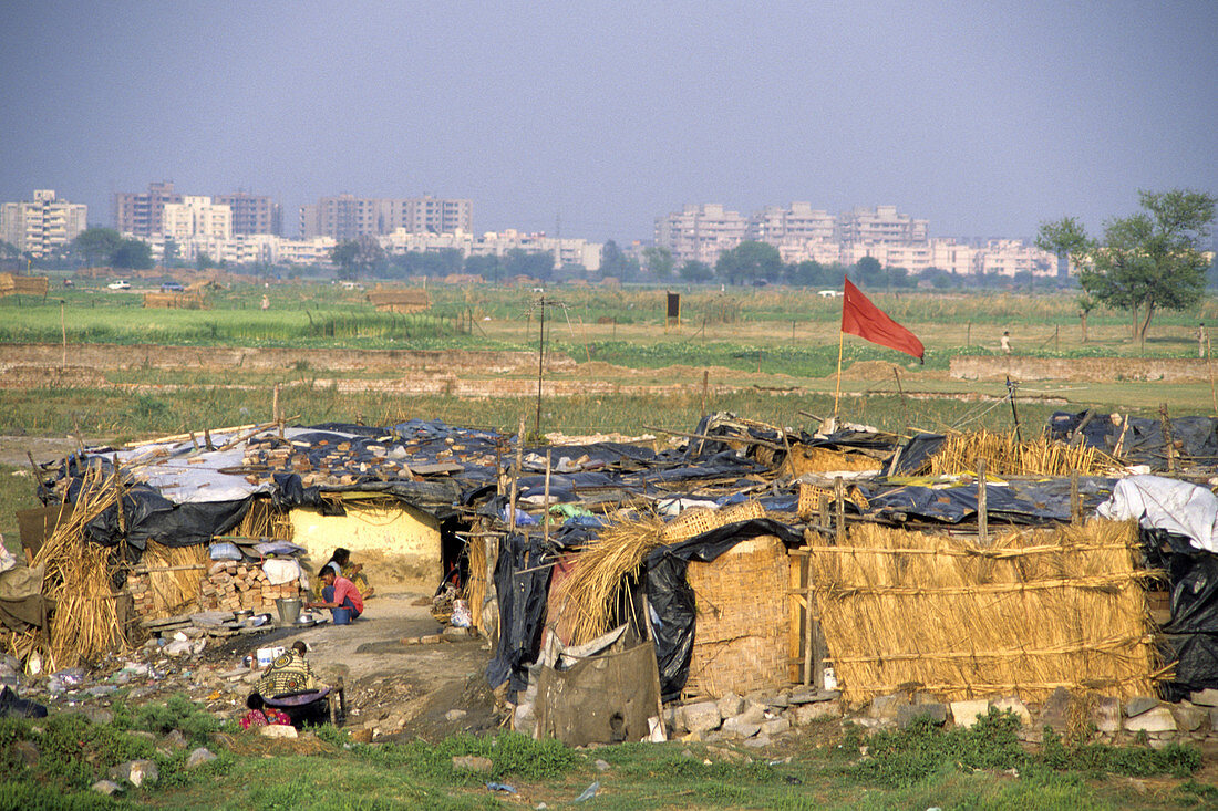 'Shanty Houses,Delhi,India'