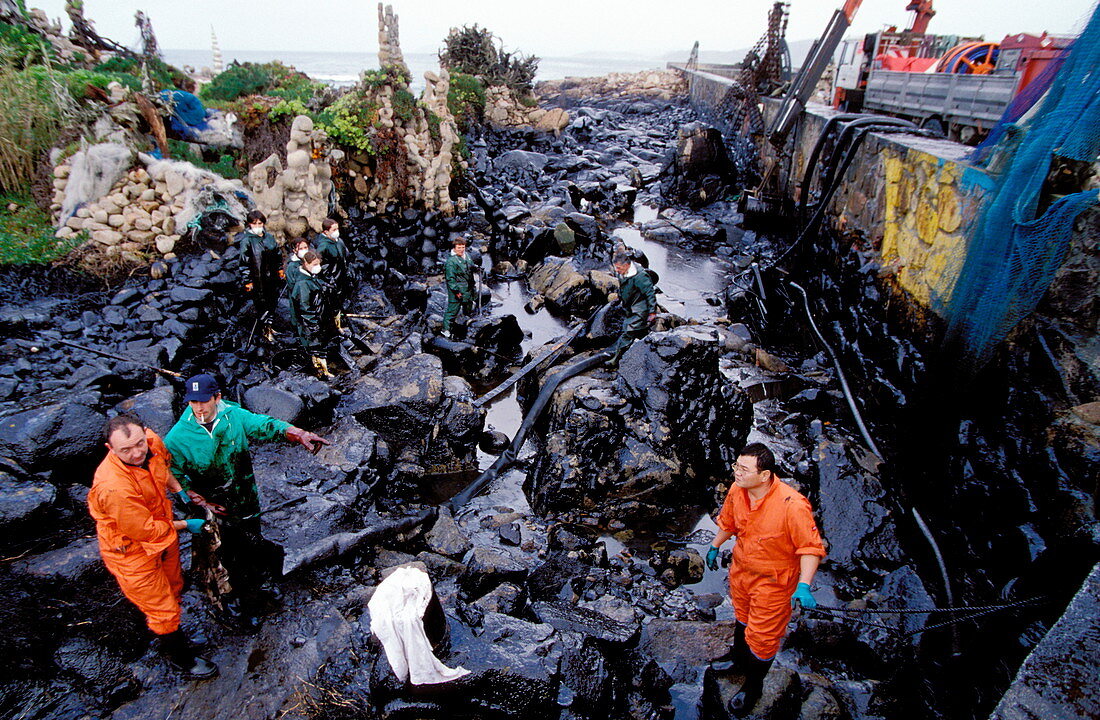 Oil spill clean-up