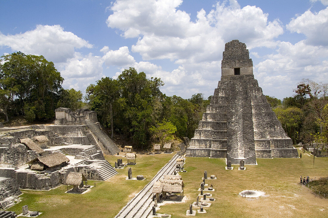 'Tower I,Gran Plaza,Tikal,Guatemala'