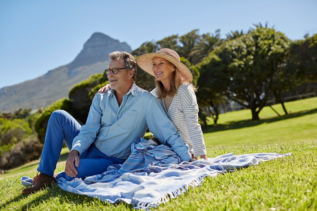 Couple on picnic