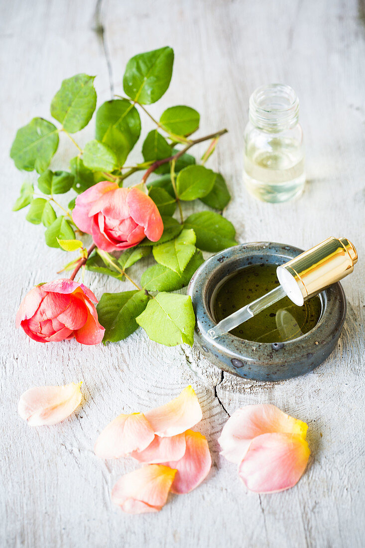 Rose essential oil