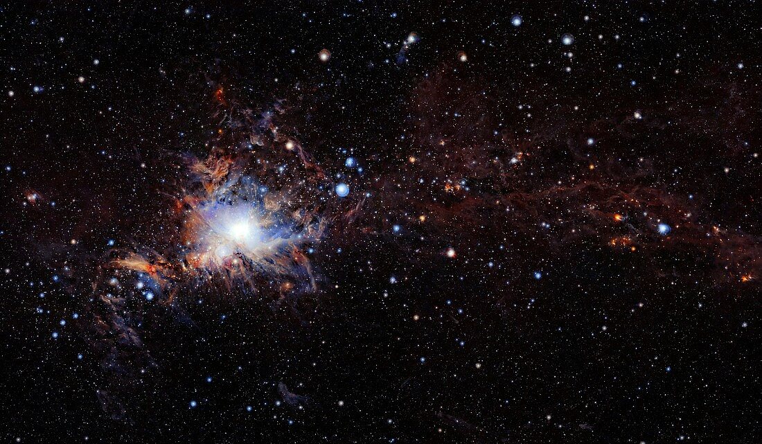 Orion A molecular cloud, VISTA image