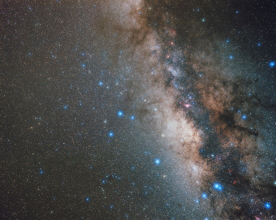 Sagittarius and Milky Way, optical image