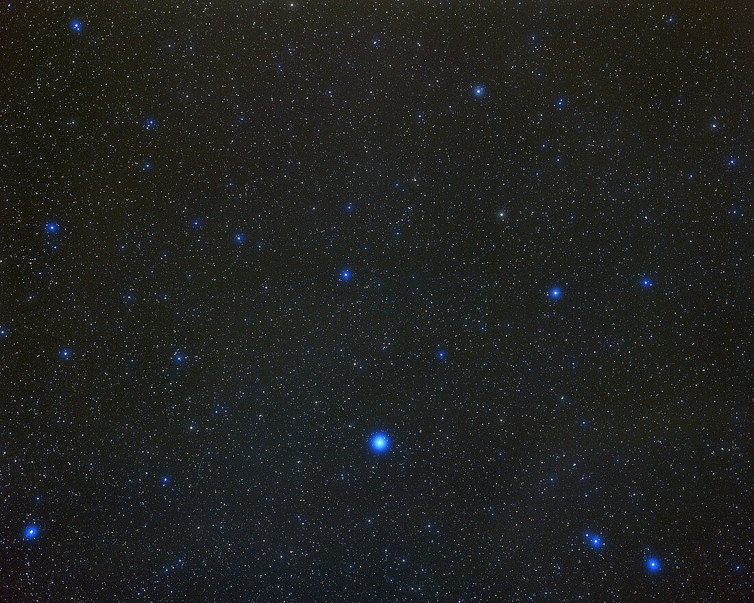 Virgo constellation, optical image