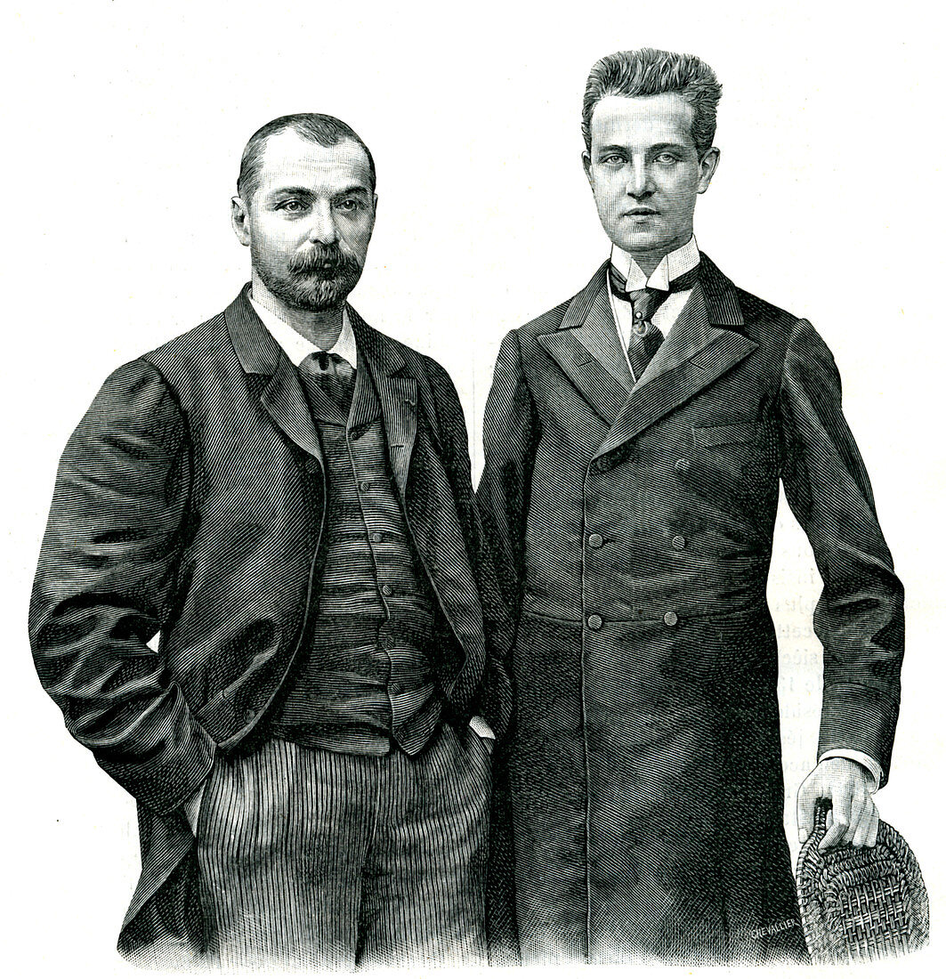 Prince Henri d'Orleans and Gabriel Bonvalot, explorers