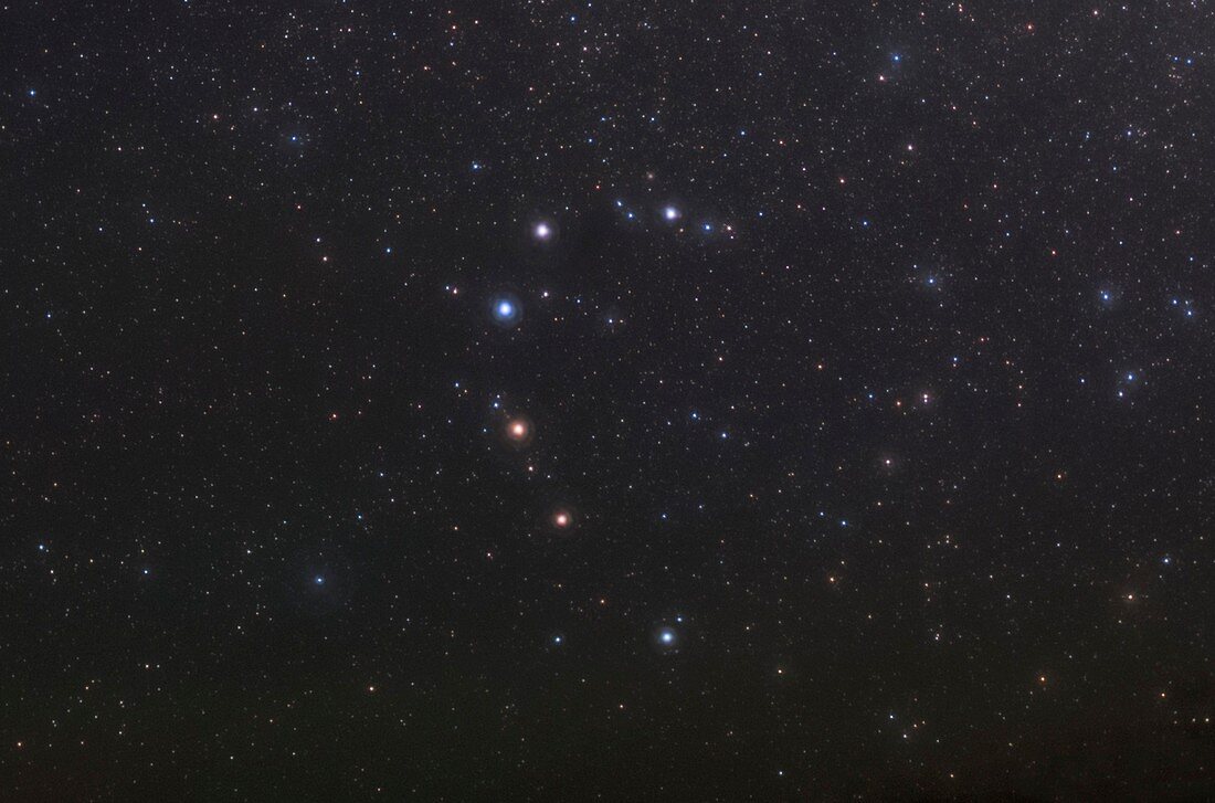 Corona Australis constellation, optical image