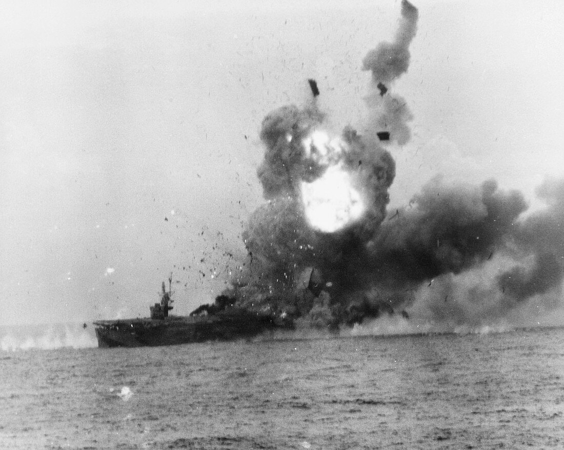 Kamikaze attack in World War II