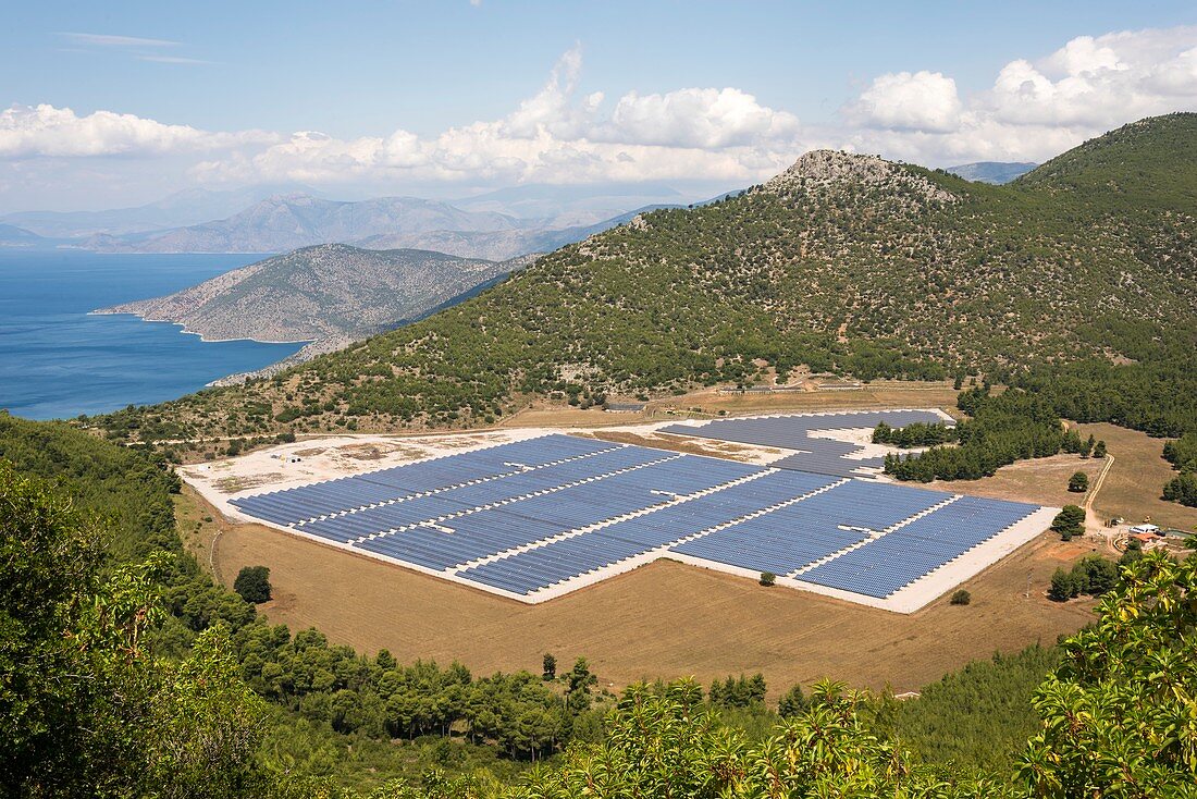 Solar Array in Greece