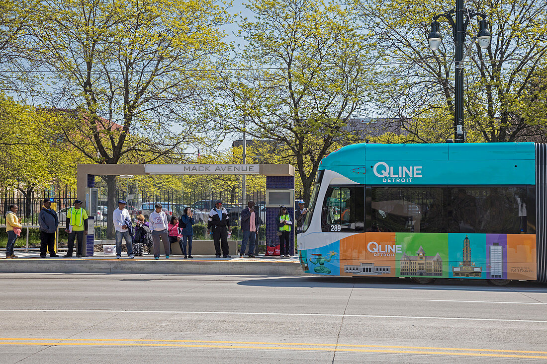 City centre tram, Detroit