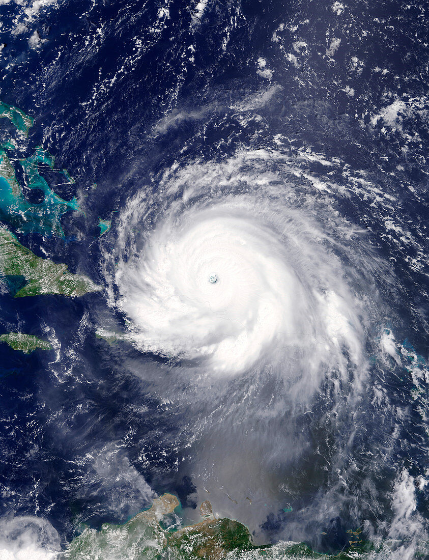 Hurricane Irma, satellite image