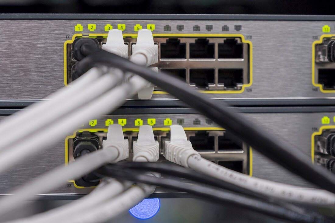 Ethernet ports and cables