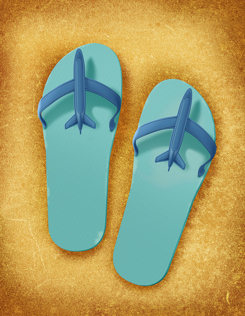 Illustration of sandals