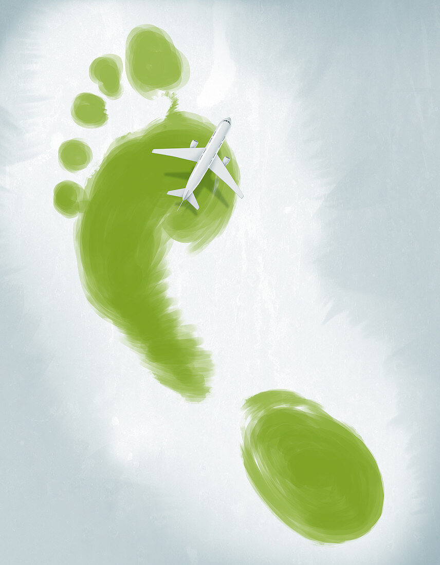 Illustration of green travel