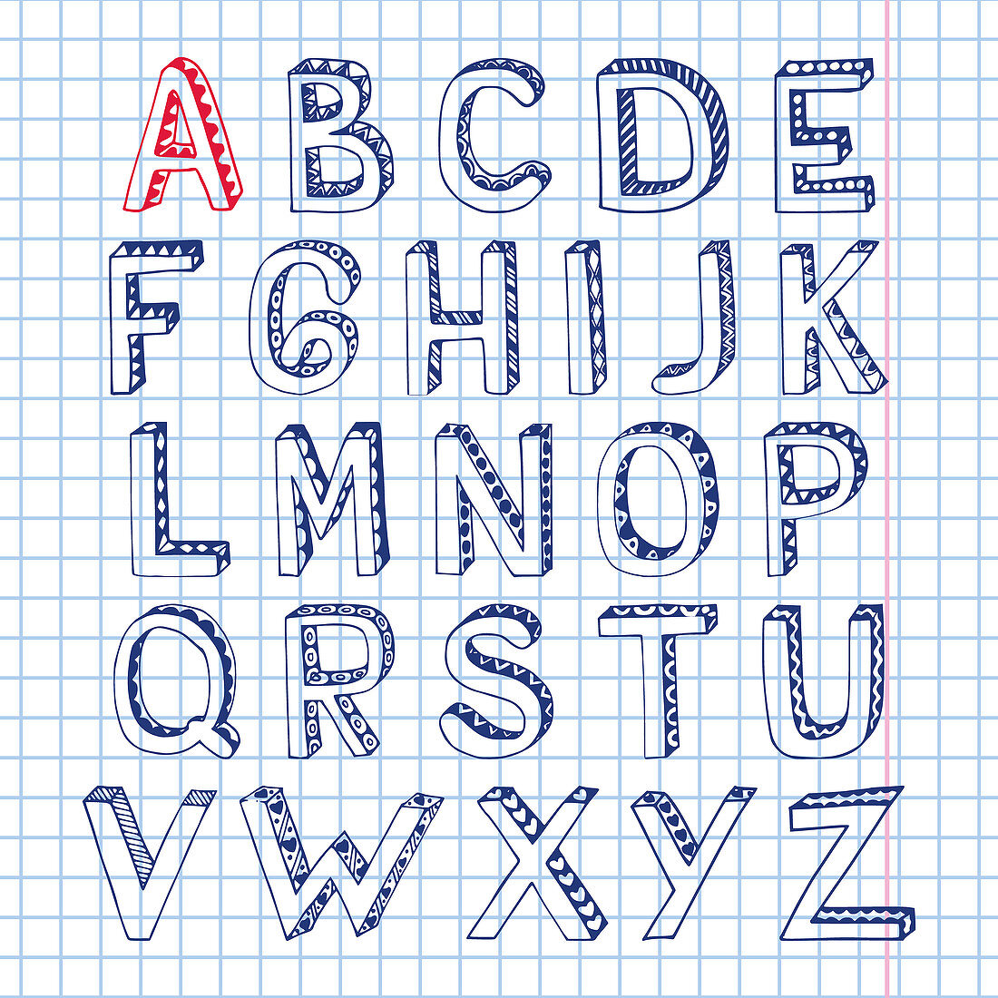 Alphabet, illustration