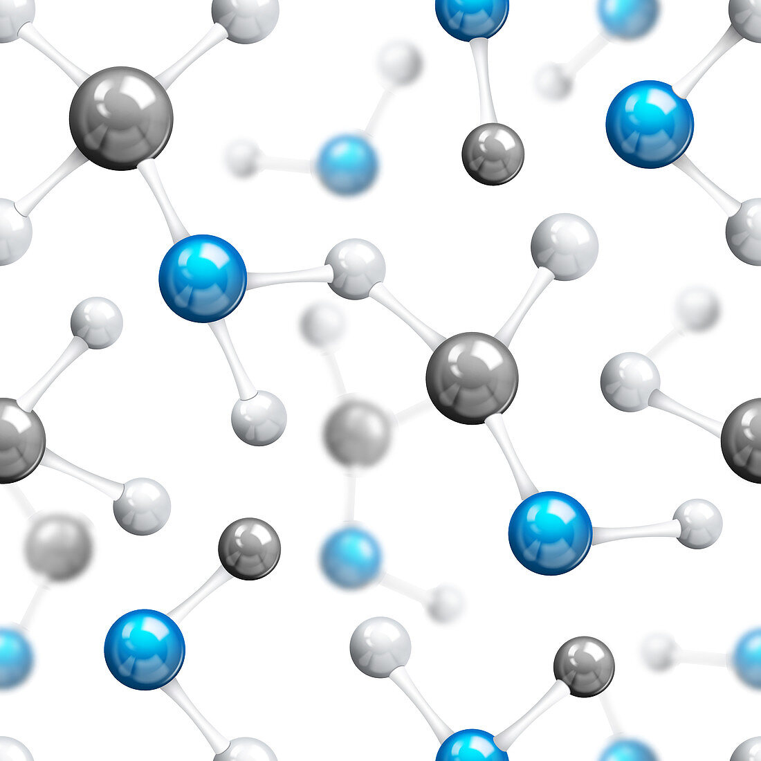 Molecular structure, illustration