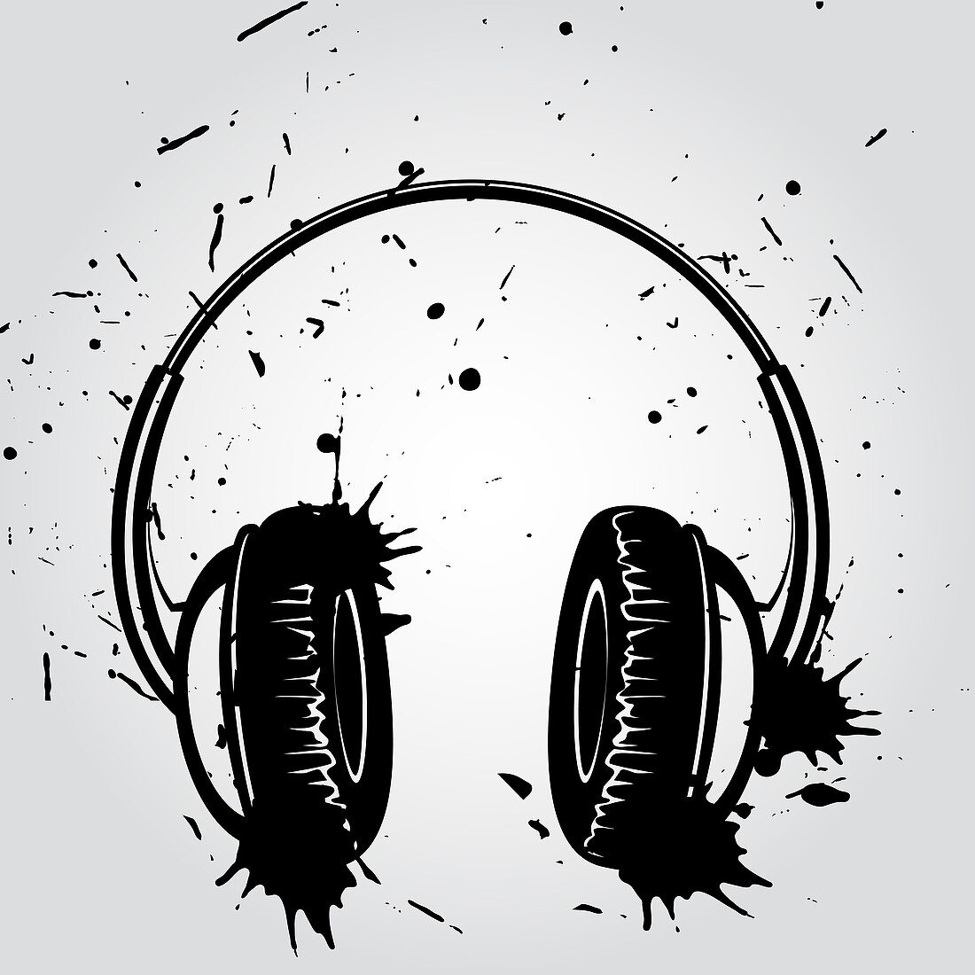 Headphones, illustration