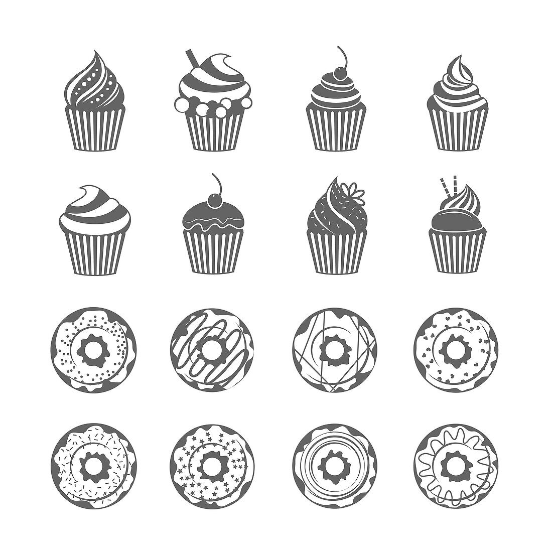 Desserts, illustration
