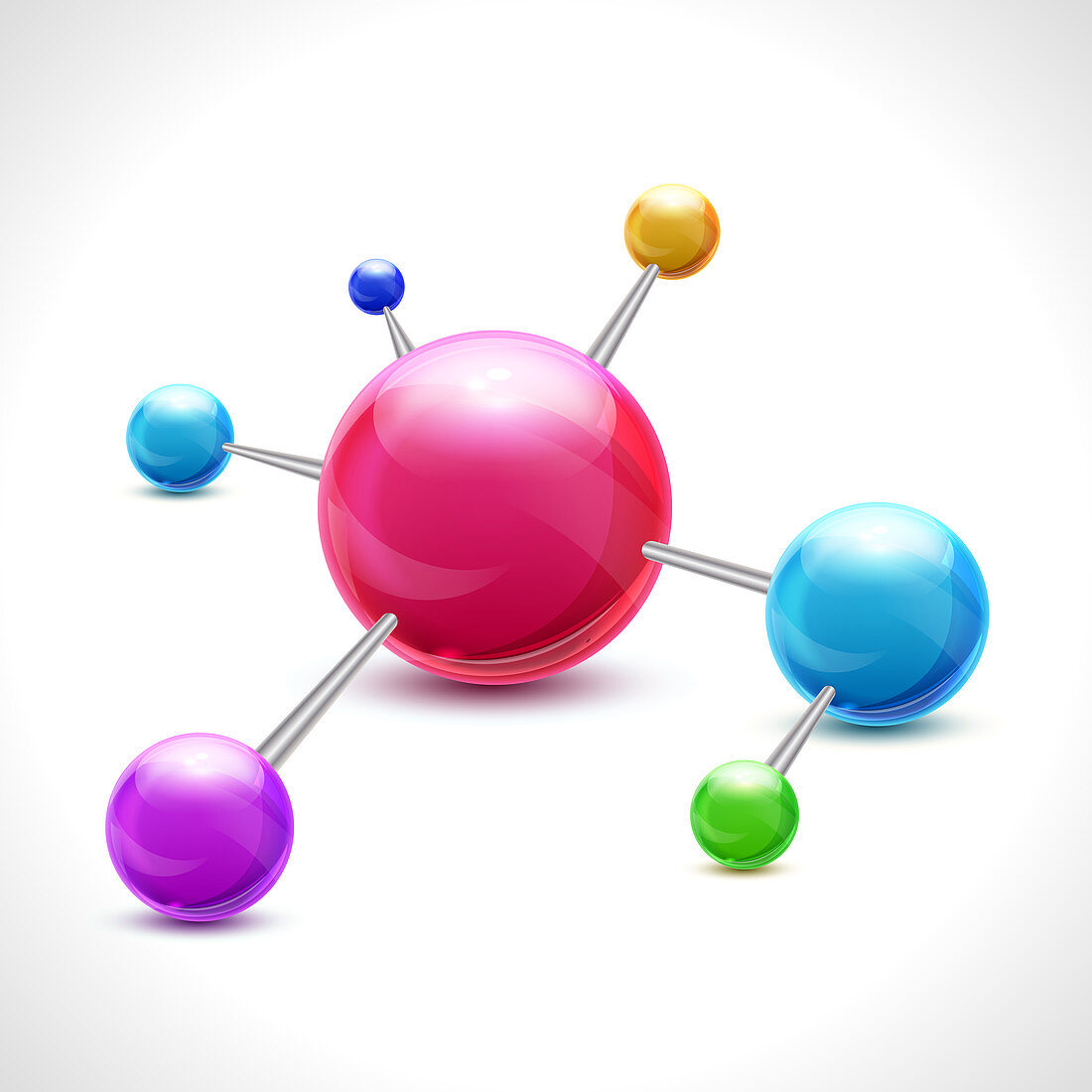 Molecular structure, illustration