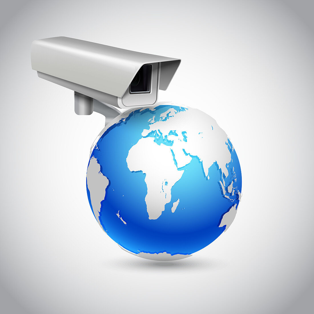 Global surveillance, illustration
