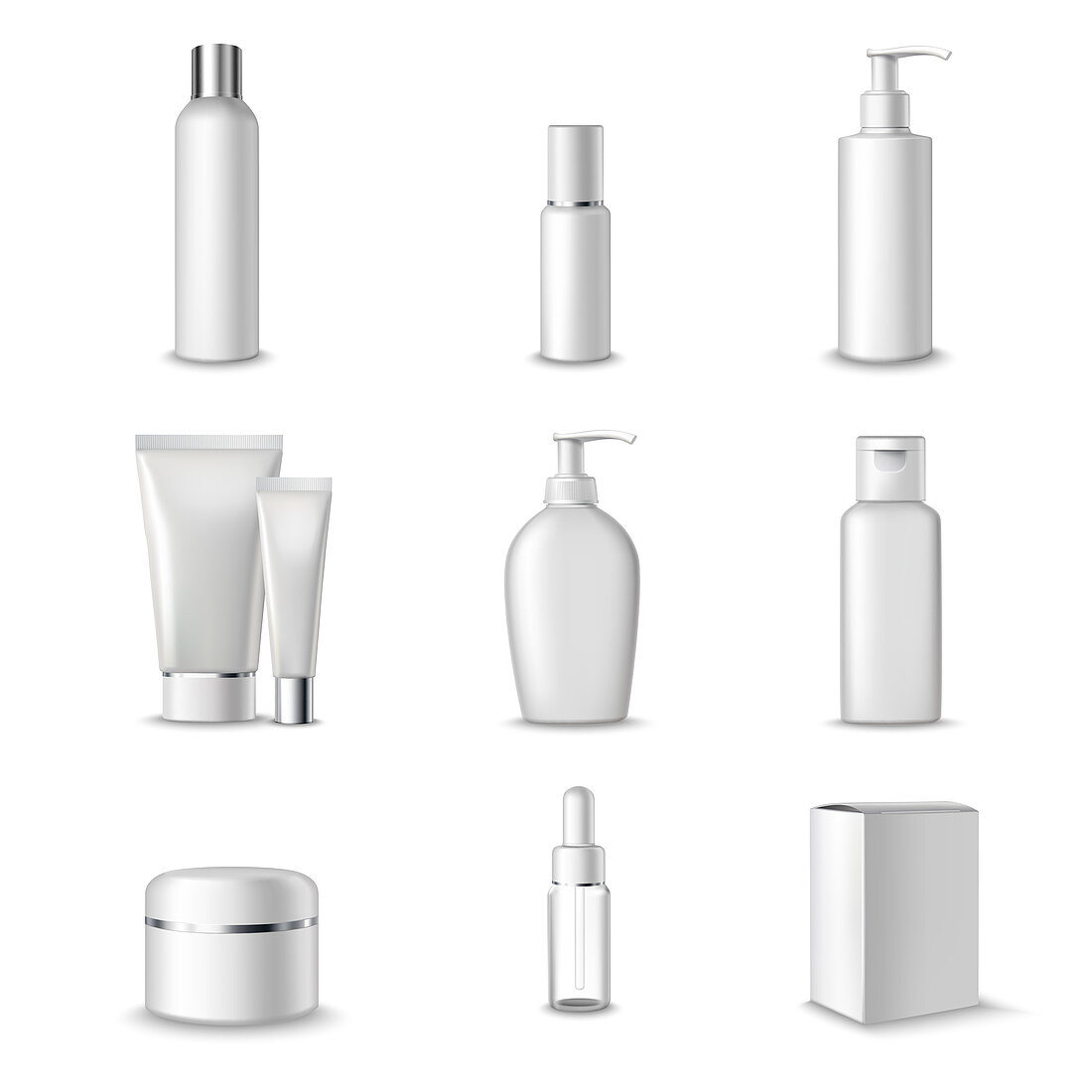 Cosmetic packaging, illustration